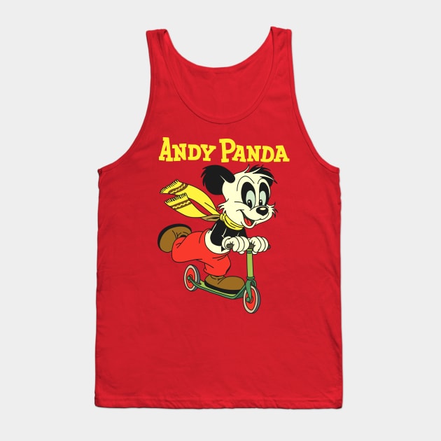 Andy Panda Classic Cartoon Tank Top by GoneawayGames